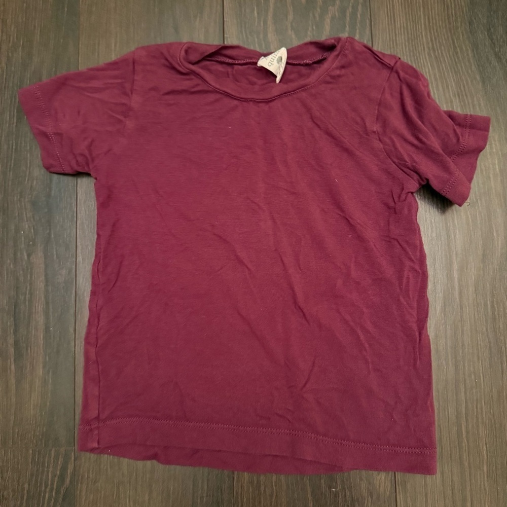 Kate Quinn Plum Short Sleeve Top